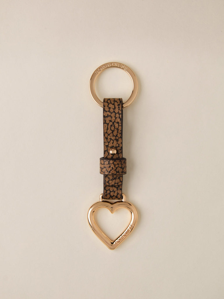 Borbonese 06 P Chiavi Cuore B Keyring _1