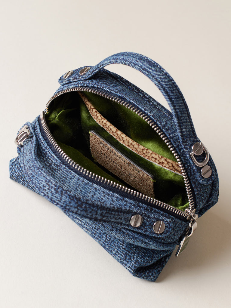 DENIM LEGACY BOSTON BAG MINI