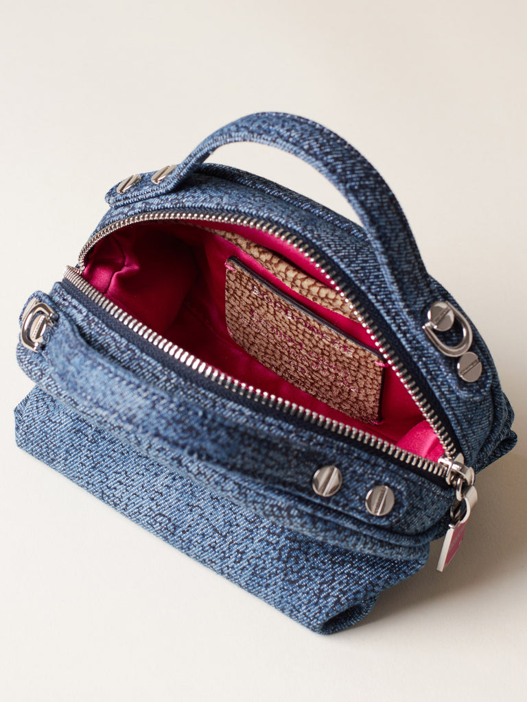 DENIM LEGACY BOSTON BAG MINI