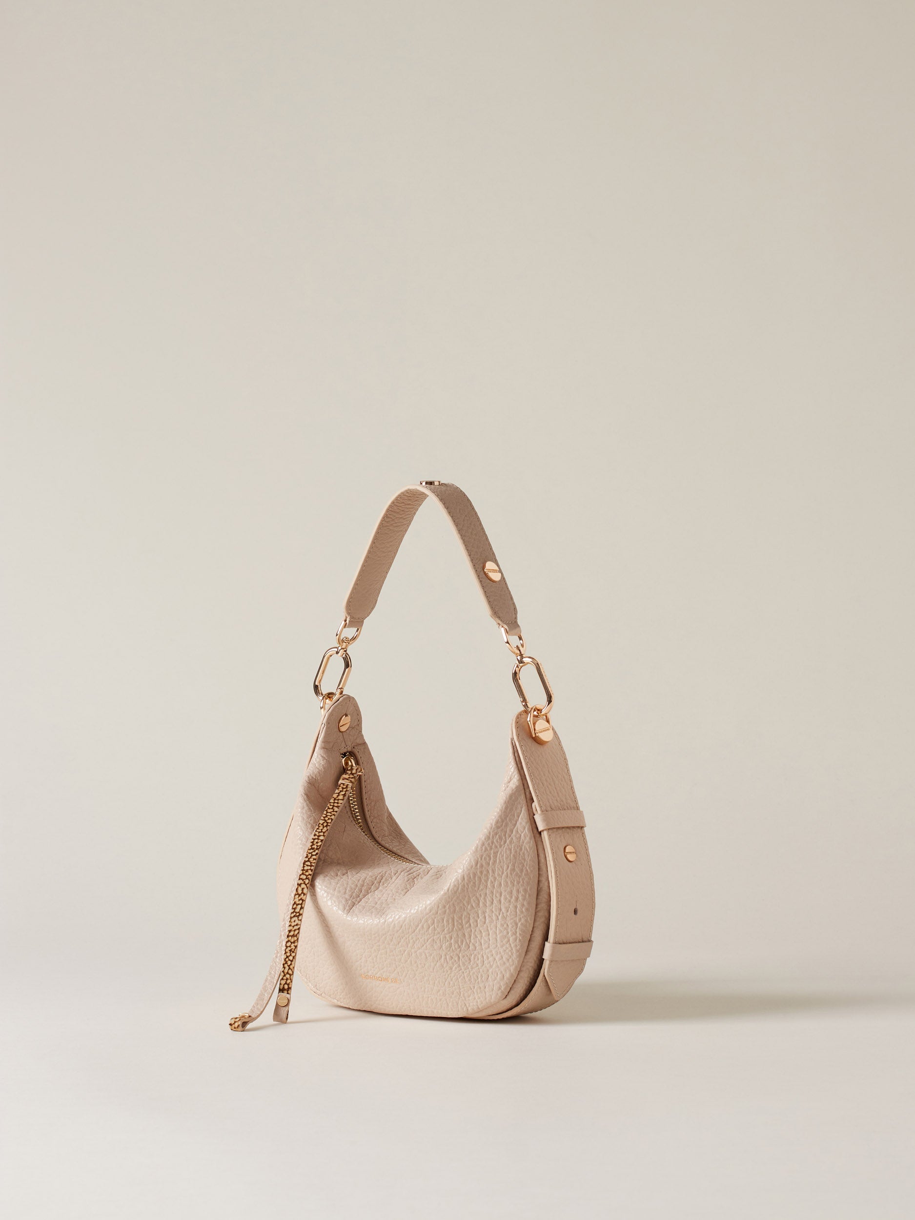 Borbonese 64 Borsa Hobo Petite Oyster Default Title_5