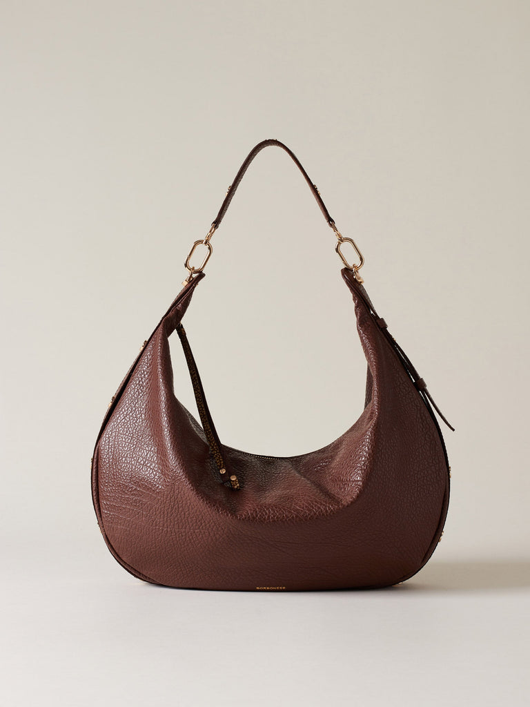 Borbonese 63 Borsa Hobo L Oyster Default Title_1