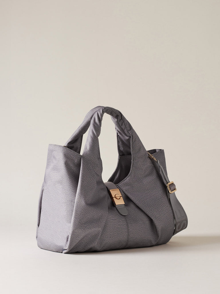 Borbonese 70 Borsa Shopping M C T Cortina Nylon Op Default Title_3