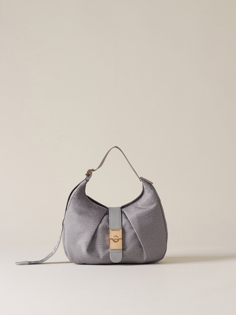 Borbonese 70 Borsa Hobo S Cortina Nylon Op Default Title_1