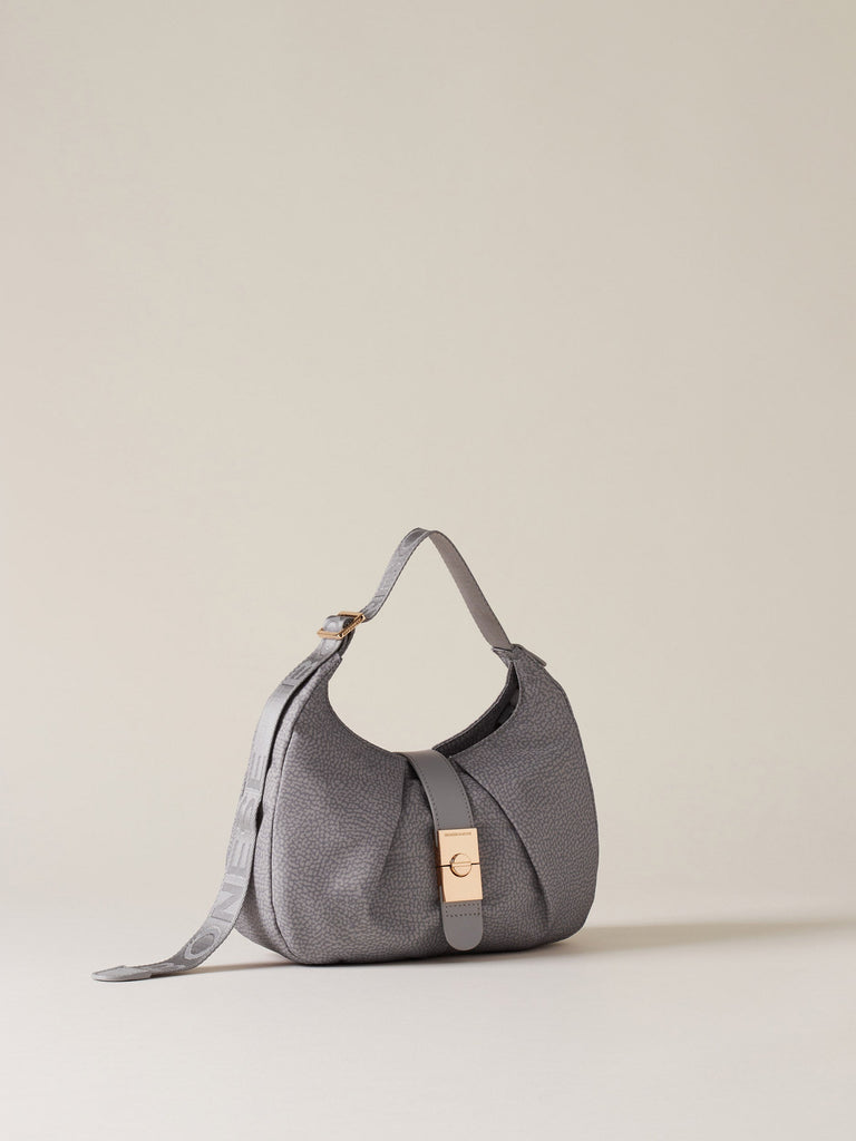 Borbonese 70 Borsa Hobo S Cortina Nylon Op Default Title_3