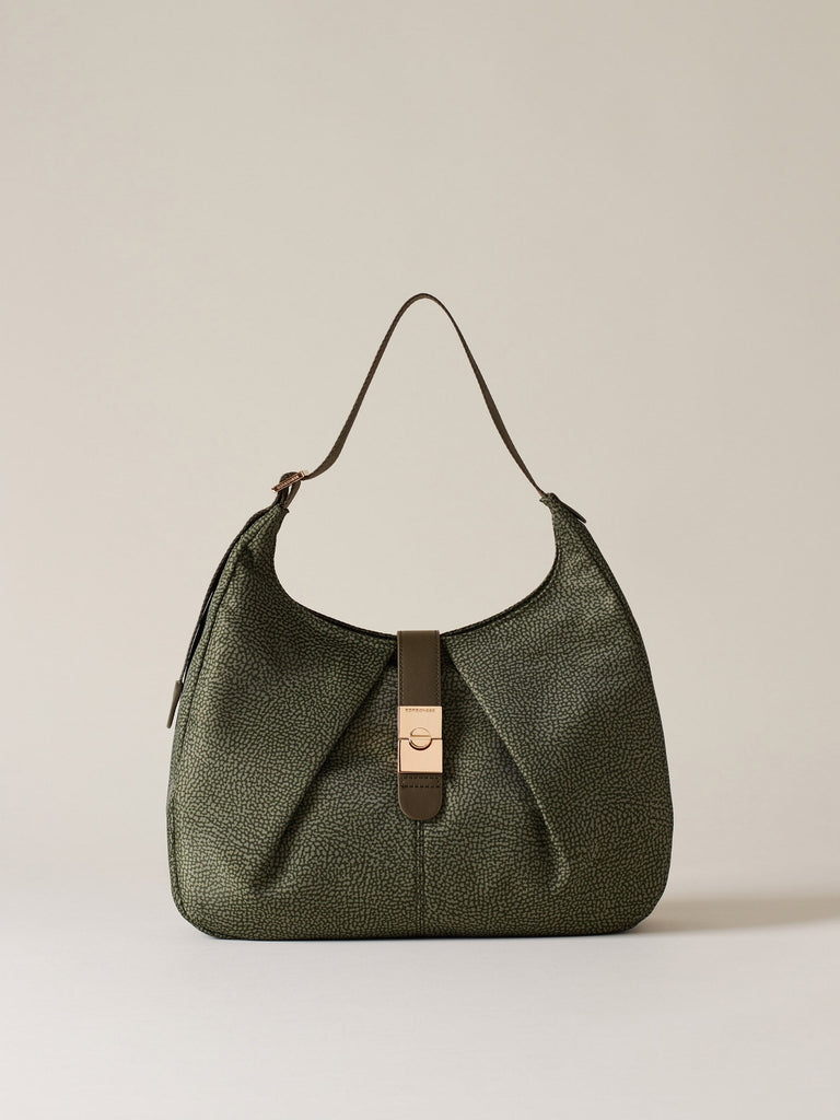 Borbonese 31 Borsa Hobo M Cortina Nylon Op Default Title_1