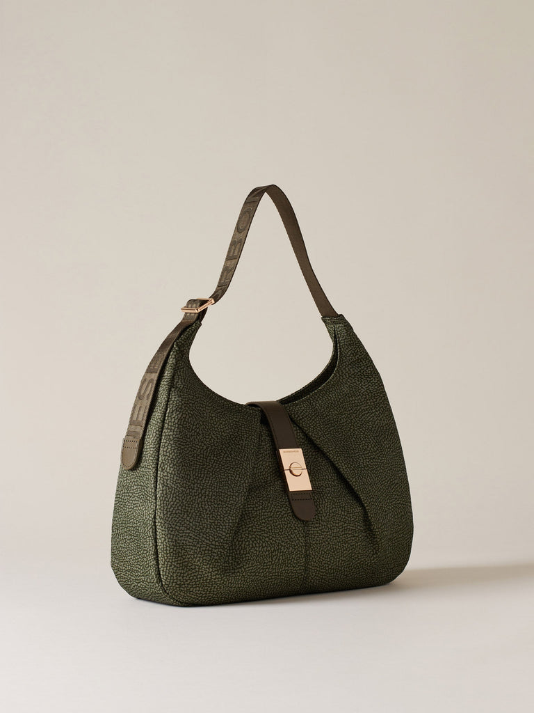 Borbonese 31 Borsa Hobo M Cortina Nylon Op Default Title_3