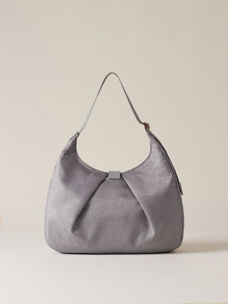 Borbonese 70 Borsa Hobo M Cortina Nylon Op Default Title_4