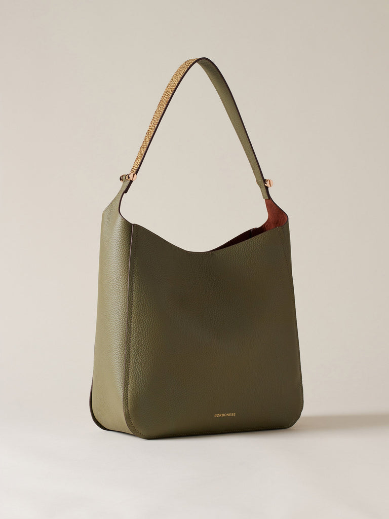 Borbonese 74 Borsa Hobo M Bolt _3