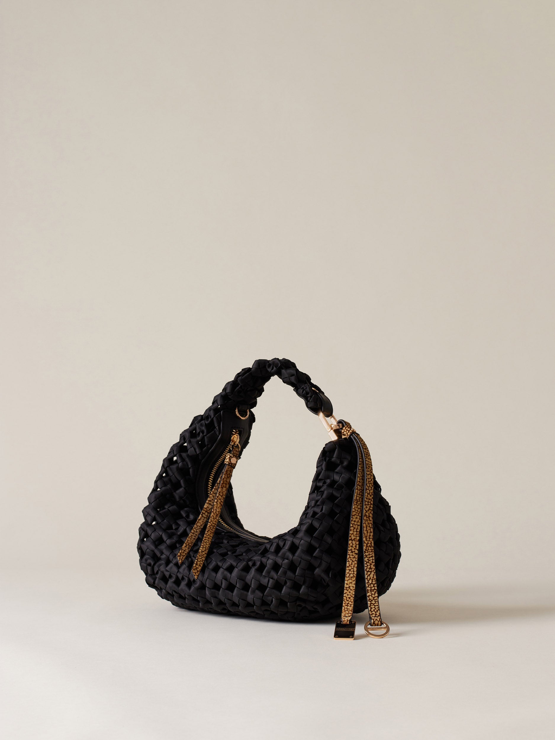 Borbonese 80 Borsa Hobo Mini La Nido Nylon Default Title_5