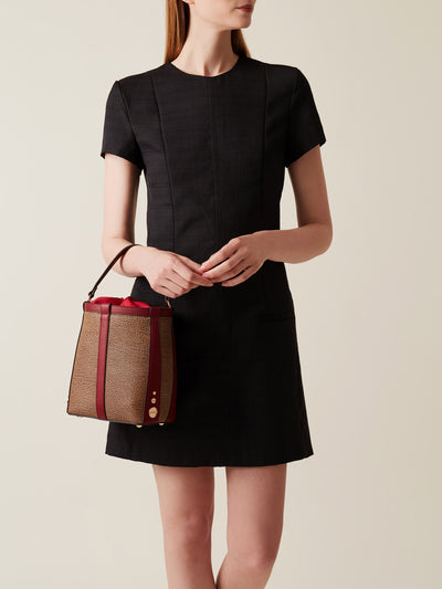Borbonese - Authenticated Handbag - Leather Black Plain for Women, Good Condition
