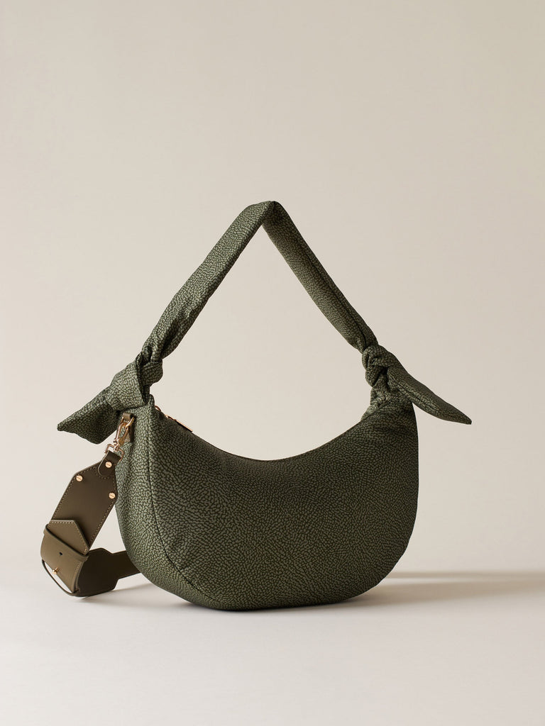 Borbonese 31 Borsa Hobo M C T Lover Nylon Op _3